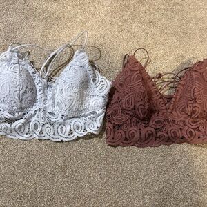 Victoria’s Secret PINK brand Lace Bralette Duo